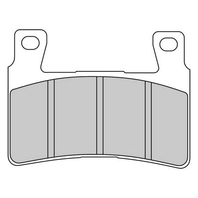 RMS Plaquettes De Frein Moto Fdb2114St Sinter Grip Road