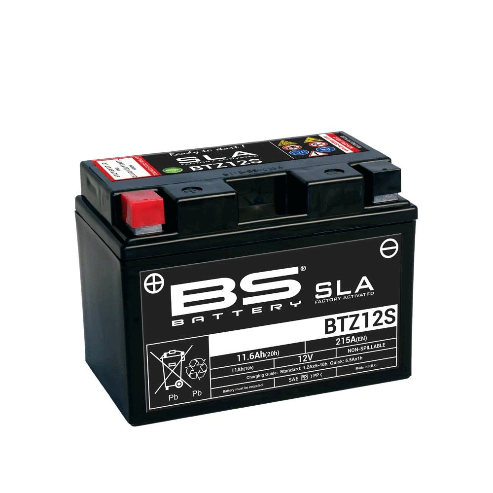BIHR Batterie Bs Btz12S Maintenance Free Factory Activated
