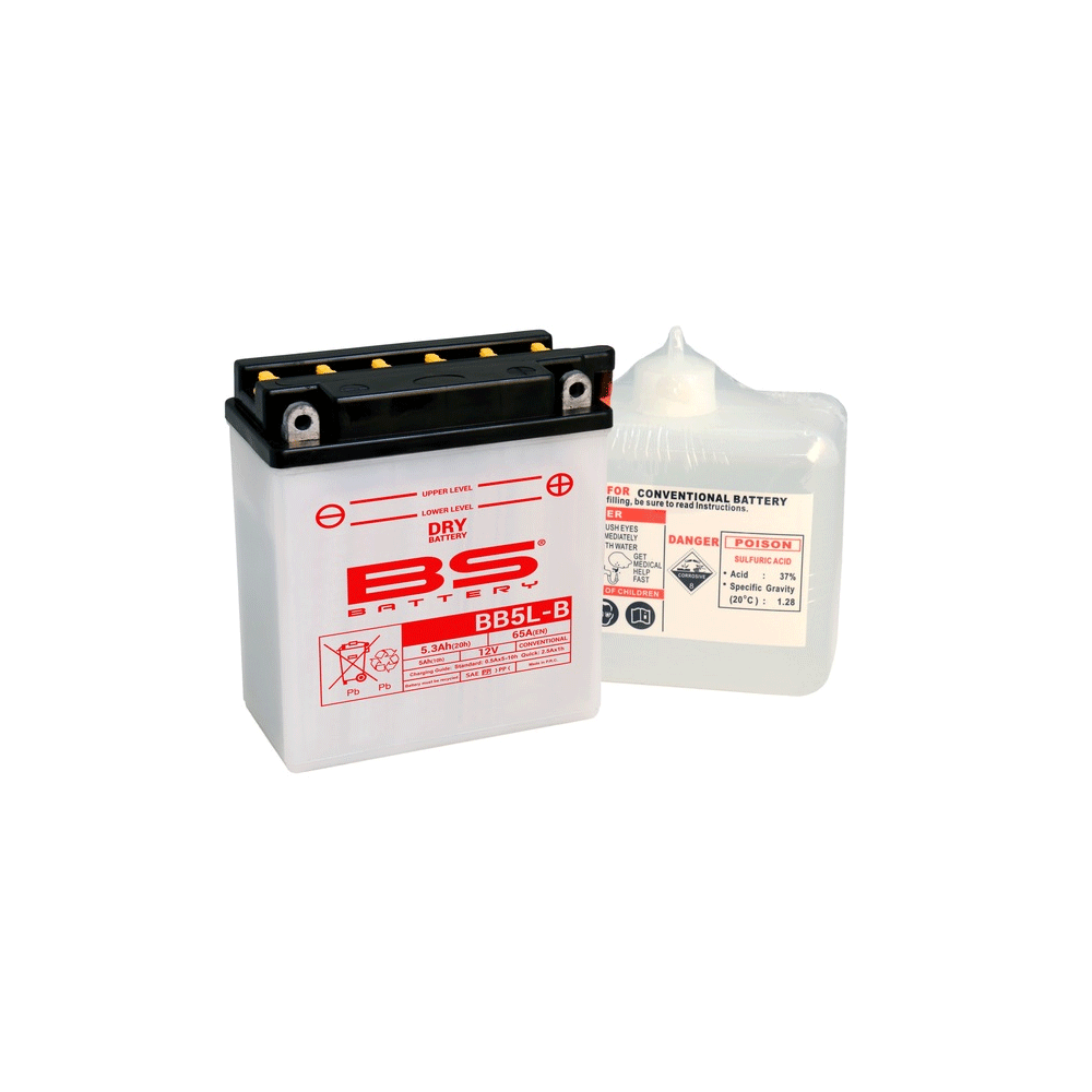 BIHR Batterie Bs Bb5L-B Conventionnelle Livree Avec Pack Acide