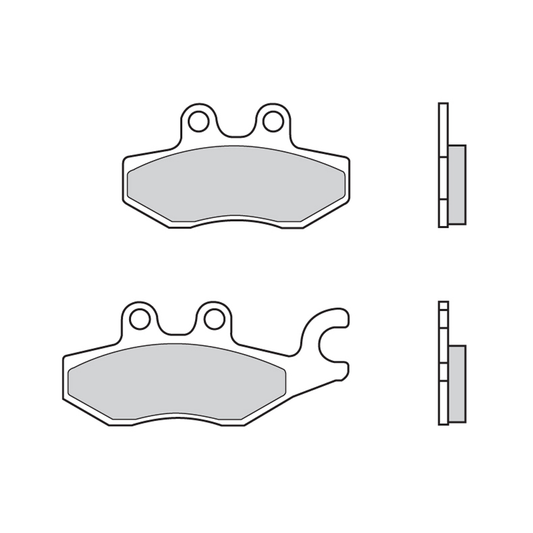 BIHR Plaquettes De Frein Moto Brembo 07060Cc Carbone Ceramique Avant/Arriere