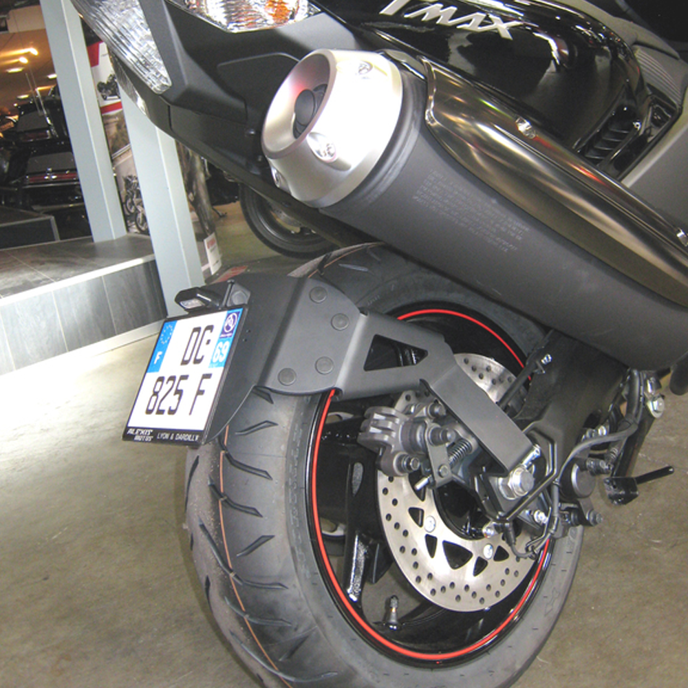 BIHR Support De Plaque Access Design Deporte Ras De Roue Noir Yamaha T-Max 530