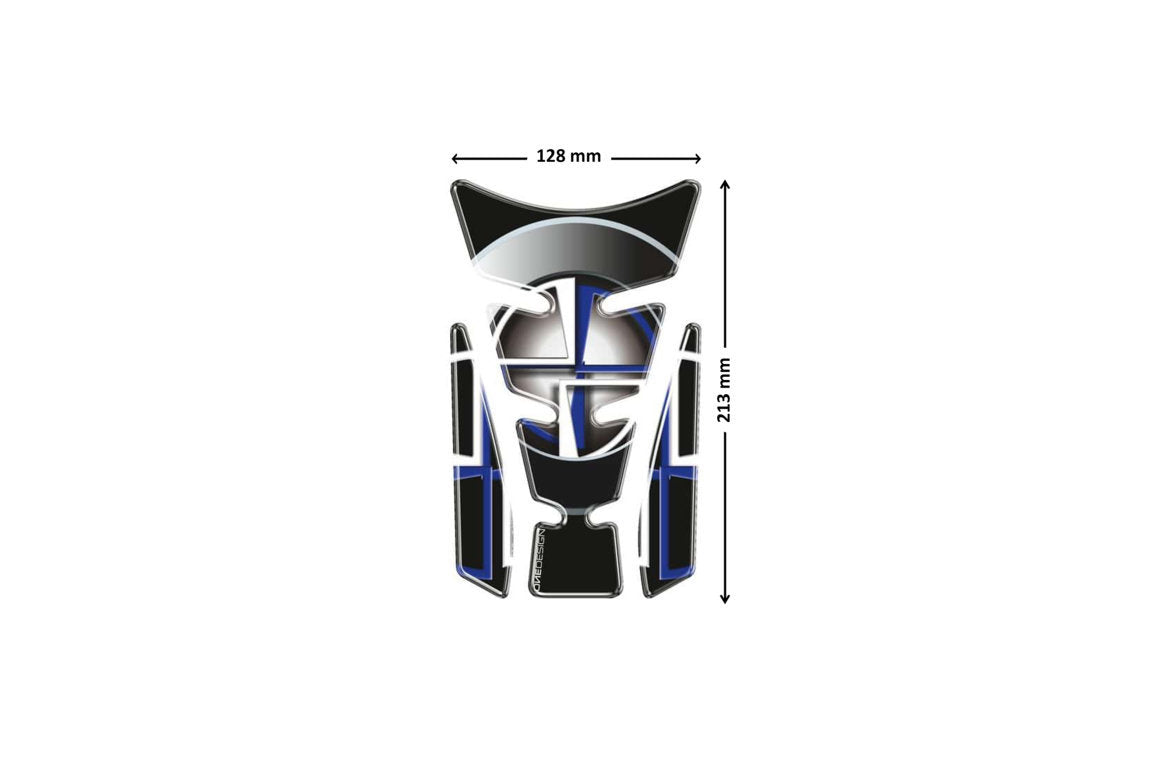 PUIG Protection De Reservoir Wings BMW- Noir/Bleu