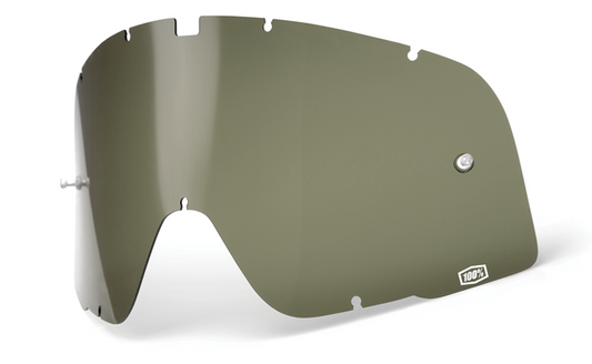 100% Brastow Replacement Dalloz Curved Lens - Olive Green