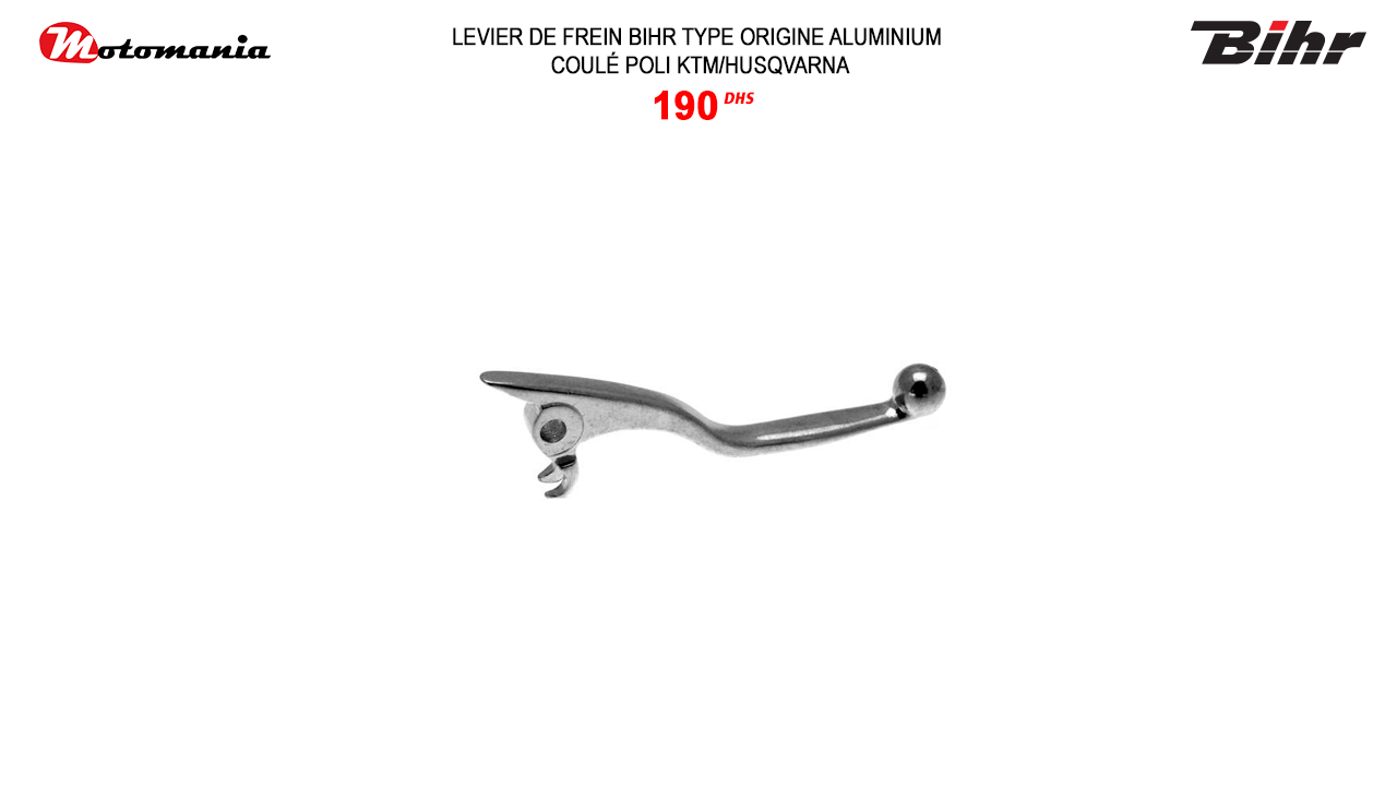BIHR Levier De Frein Bihr Type Origine Aluminium Coule Poli Ktm/Husqvarna