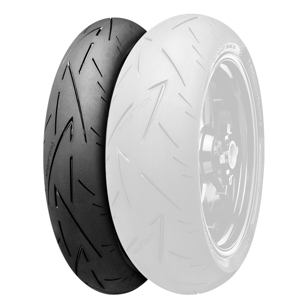 CONTINENTAL 120/70ZR17 M/C (58W) TL ContiSportAttack 2
