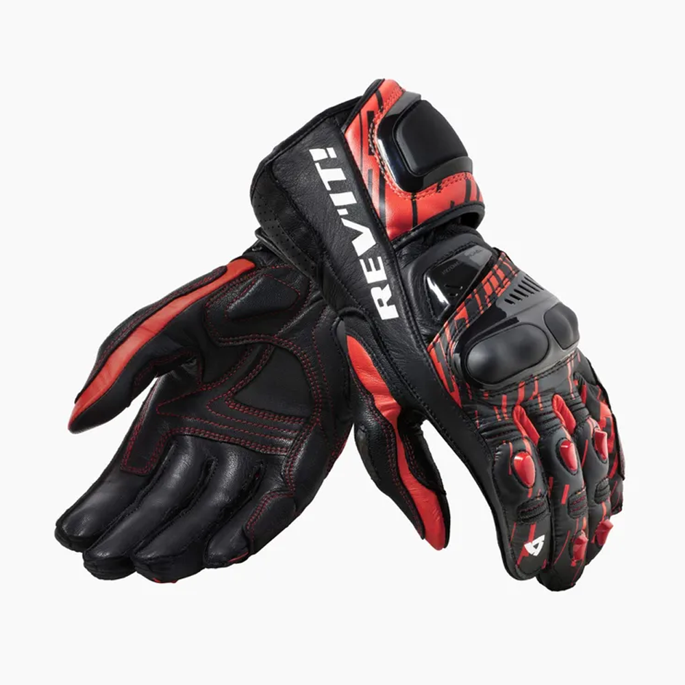 REVIT Gloves Quantum 2 Neon Red-Black