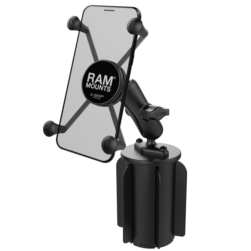 RAM MOUNTS Ram-A-Can 2 Unvrsl Cup Holder X-Grip 5"