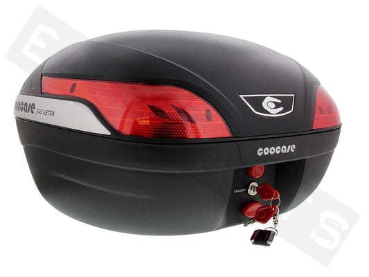 COOCASE Astra Luxury With Remote Control, Alarm, Led Break Light, Flash Mettalic Black