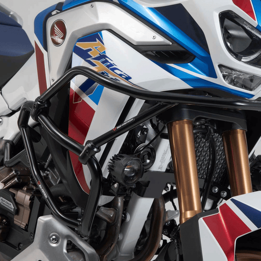 Upper crash bar Black. Honda CRF1100L Africa Twin Adv Sp. (19-).