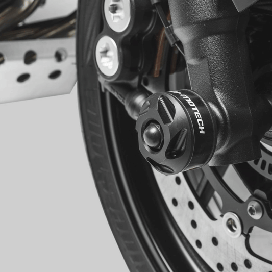 Sw Motech Roulettes De PROtection De Fourche. Noir. Yamaha Mt-09/Tracer (16-). Tracer 900Gt.