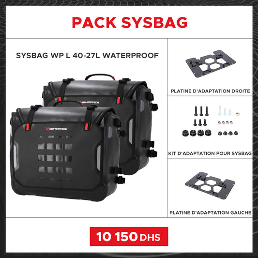 Sw Motech pack SysBag WP L 27-40l. Waterproof.