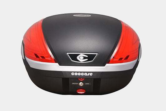 COOCASE Reflex Luxury With Remote Control, Alarm, Led Break Light, Inner Liner, Sand Black